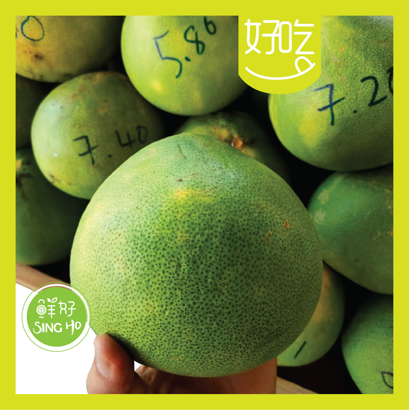 Ipoh Tambun White Pomelo 怡保Tambun白柚子( 1kg ) – Singho Fresh